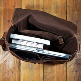 Ledertasche Inhalt